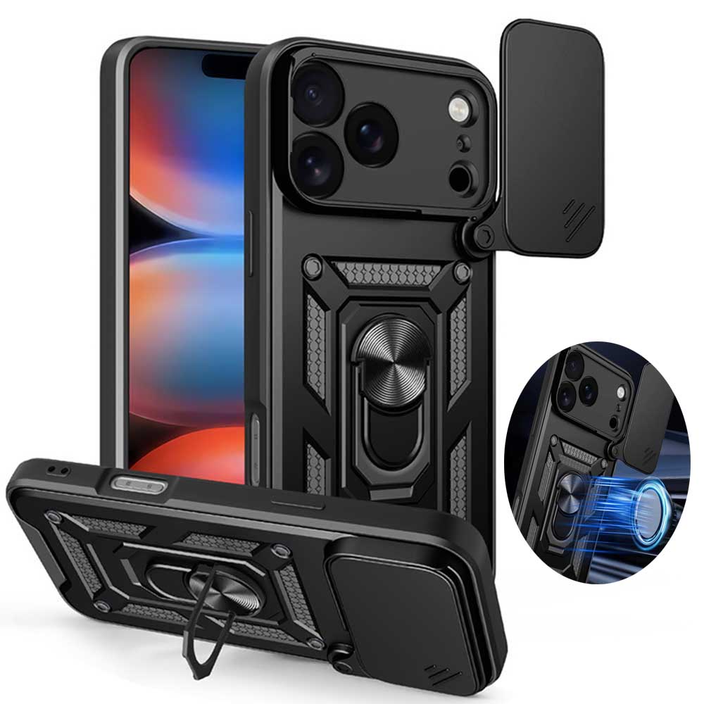 Camera Lens Protector - حافظة مدرعة مقاومة للصدمات لهاتف آيفون