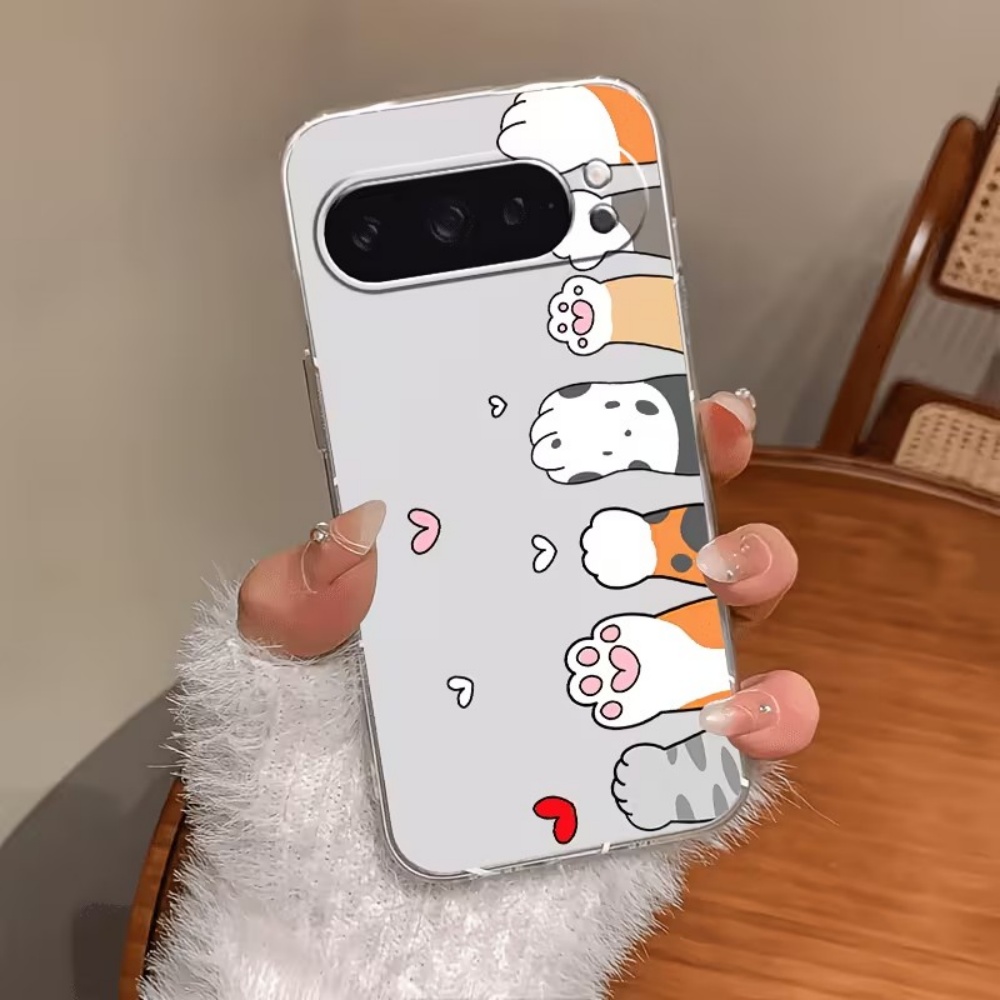 غطاء هاتف سيليكون شفاف بتصميم  - مراجعة Google Pixel 9 Pro وسعره