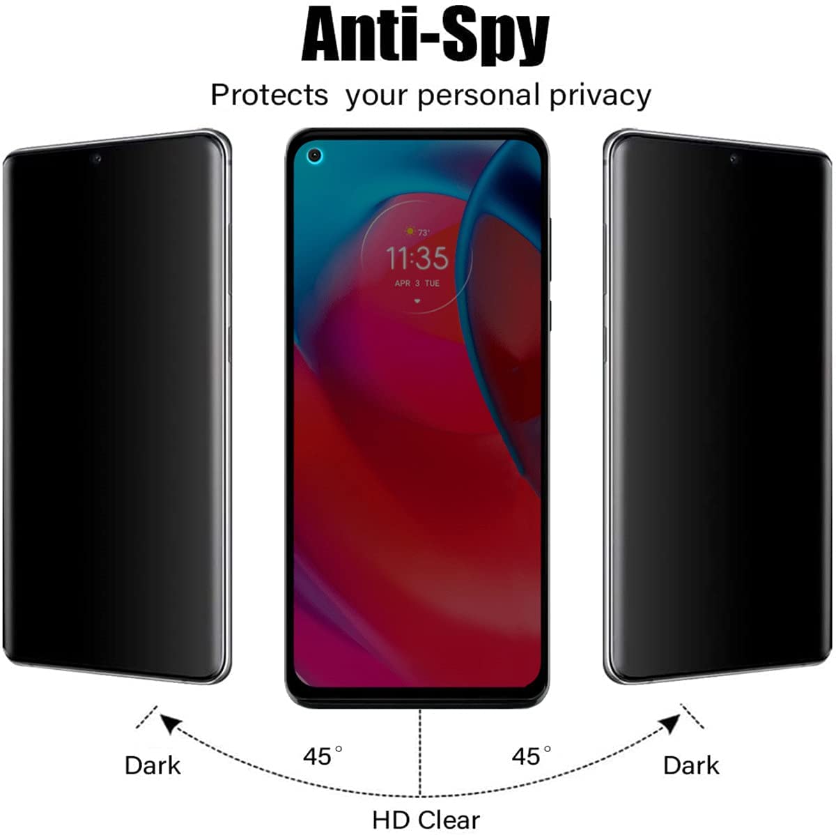 2 قطعة من واقي الشاشة الزجاجي  - مراجعة Privacy Filter 2Pack وسعره