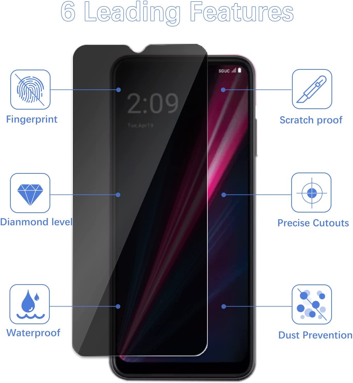 حامي الشاشة ل TCL 40 SE ، فلتر - مراجعة Privacy Filter 2Pack وسعره