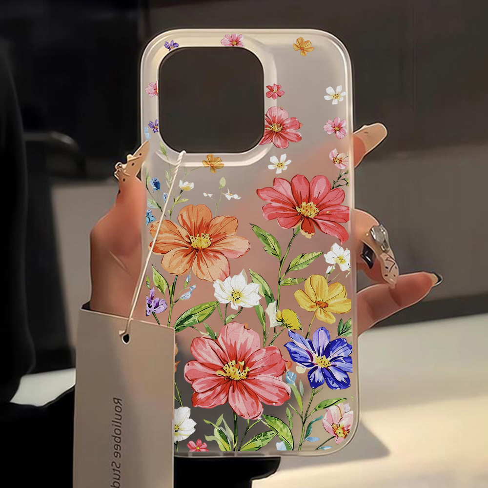 غطاء هاتف مزين بالزهور لآيفون  - مراجعة Apple Iphone 15 وسعره