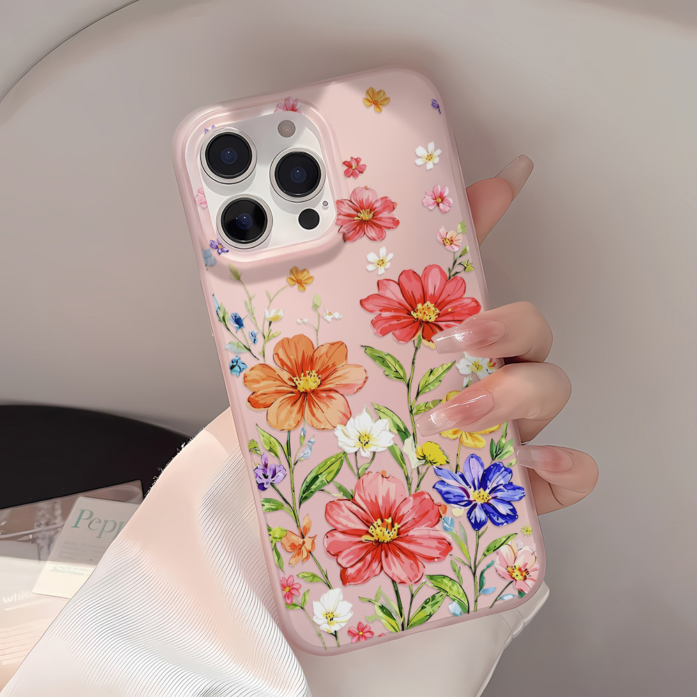 غطاء هاتف مزين بالزهور لآيفون  - مراجعة Apple Iphone 15 وسعره